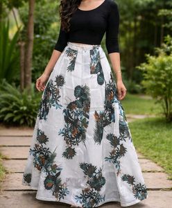 Floral Print Skirt