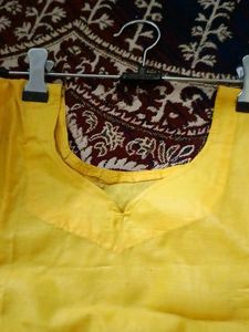 Complete Yellow Salwar Suit Set With Bangles