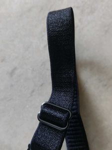 Black Bra with Rhinestone Detail