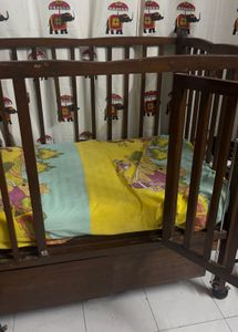 Classic Wooden Baby Crib