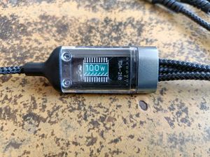 3 in 1 100w/6A Charging Cable