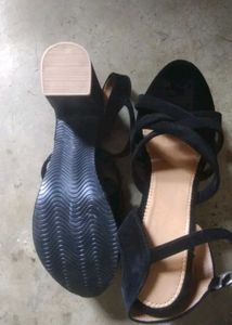 Black Velvet Heels Fresh Piece Whole Price Sale