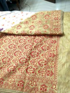 Assamese saree With Full Body Same Print