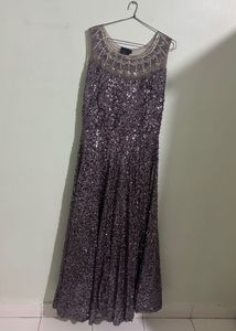 Sequin Embellished Evening Gown