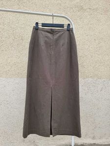Korean Olive Green Skirt