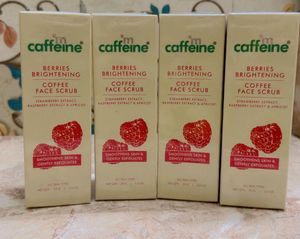 mCaffeine Berries Brightening Coffee Face Scrub