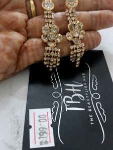 Dangling Rhinestone Earrings