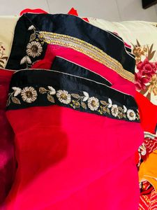 Elegant Pink Saree new with tag