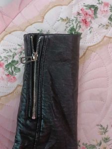 zara leather jacket.. slightly damaged