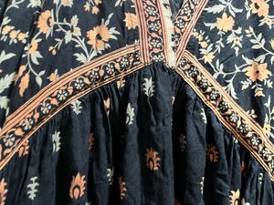 Floral Embroidered Midi Dress