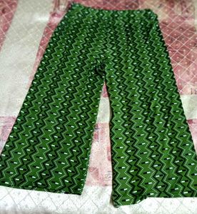 Zig-Zag Vibes | Stretchable Printed Palazzo Pants