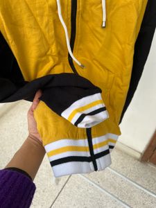 Stylish Yellow &amp; Black Hoodie
