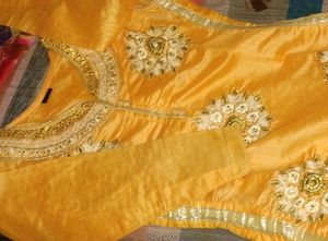 Kurti,Yellow-ornage Colour ...