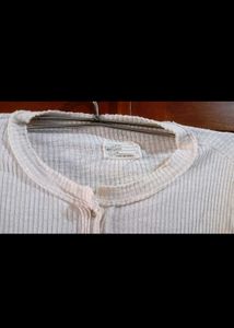 Ribbed Short Sleeve Top