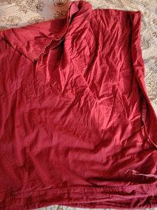 Maroon Cotton petticoat