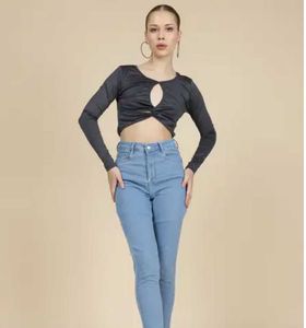 Stylish Cutout Long Sleeve Top