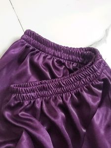 Solid Purple Nighsuit (Women)