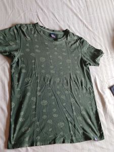Printed Green T-Shirt