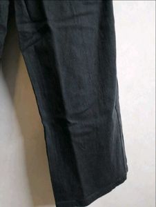 Wide Leg Black Jeans