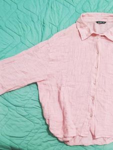 Pink Button-Down Shirt