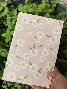 Pink Floral Notebook (unruled)