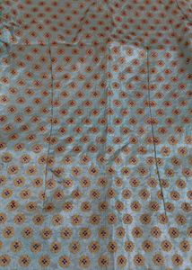 Beautiful Silver Straight Kurti