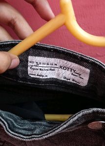 Black Faded Mom Jeans