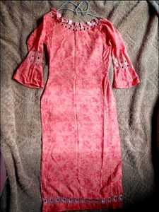 Mirror And Lack Work Designer Kurti