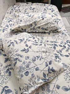 single bedsheet with 2 pillow covers