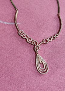 Rose gold Necklace Set.