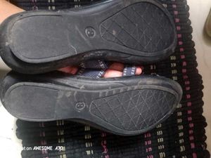 Blue Kolhapuri Chappals - Size 8