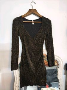 Sparkly Gold Party Dress