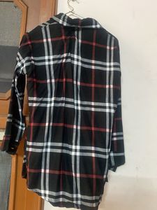 Plaid Button-Down Shirt