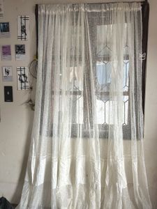 White Sheer Curtains