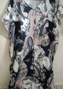 Paisley Print Sleeveless Top