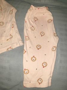 combo Cute Lion Print Pajama Set
