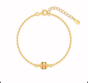 Giva 925 Real Silver Sphere Bracelet(Golden Color)