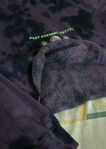 Tie-Dye Cropped Hoodie