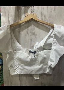 White Off-Shoulder Top