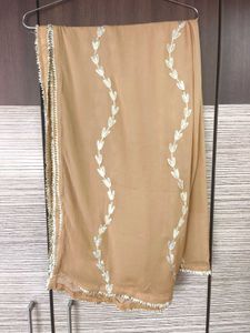 Champagne Gota Mulmul Suit Set