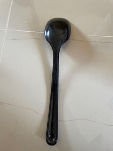 Black Long Spoon For Serving Vegetable