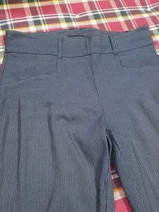 Striped formal/informal trousers