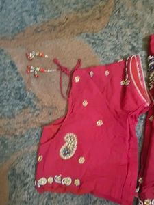 Heavy Red Saree