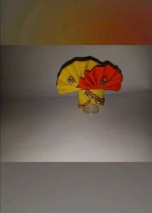 Handmade Flower Dress With Pagdi For Laddu Gopal
