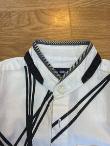 Boys White Graphic Shirt
