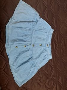 Blue Mini Skirt