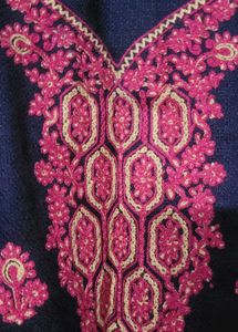 Elegant Navy Blue Kaftan