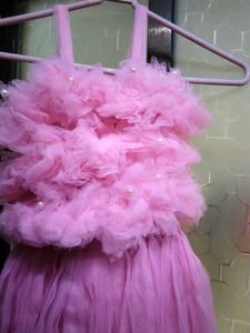 Beautiful Gown In Ruffle Frock