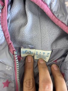 Kids Puffer Jacket with stars