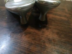 Silver Heel Sandals
